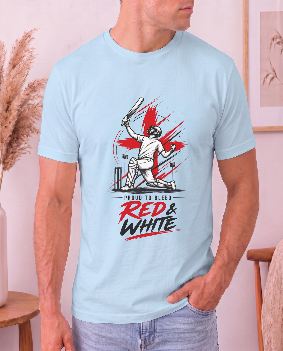 Proud to Bleed Red & White