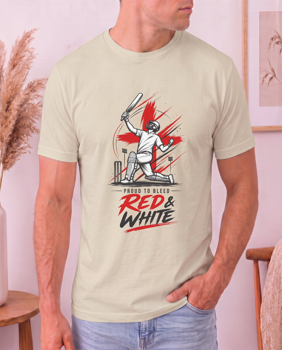 Proud to Bleed Red & White